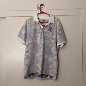 Brook Koepka Nike polo golf 2019 is open pebble beach floral print size large